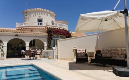 Stunning detached villa in the heart of Playa Flamenca, La Florida 950sqm plot.